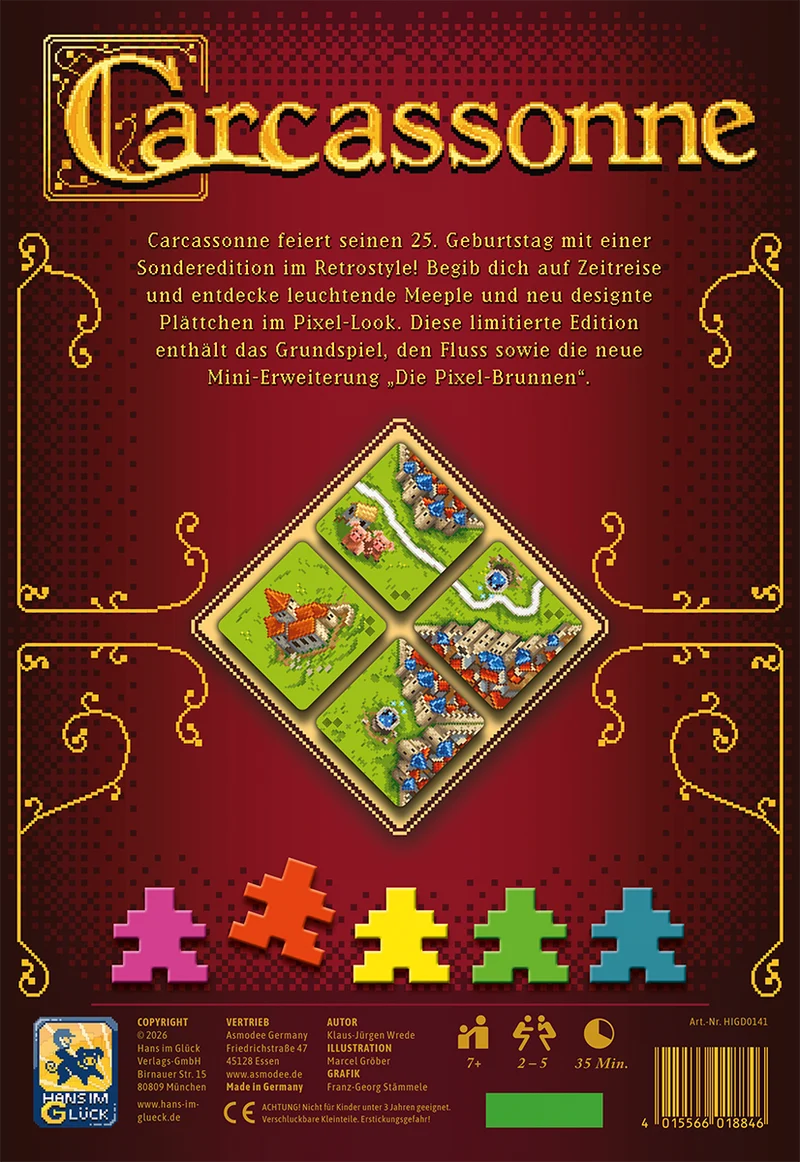 Carcassonne 25 Jahre Jubiläumsedition, deutsch