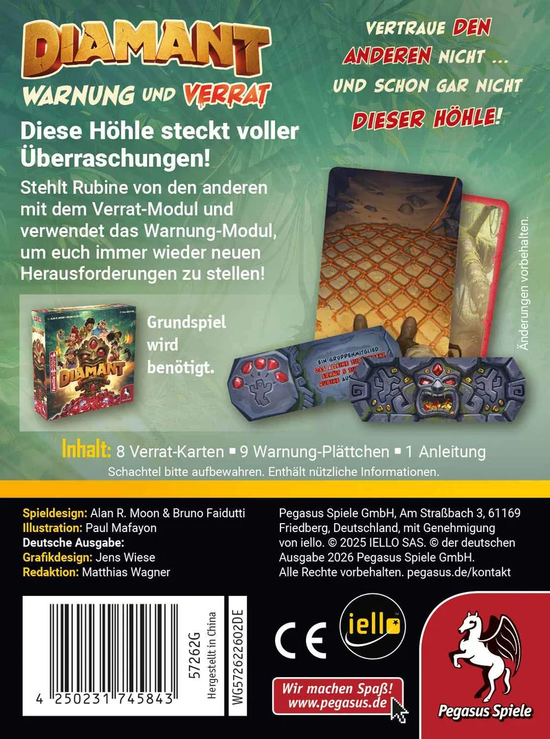 Warnung & Verrat - Diamant, deutsch (Erw.)
