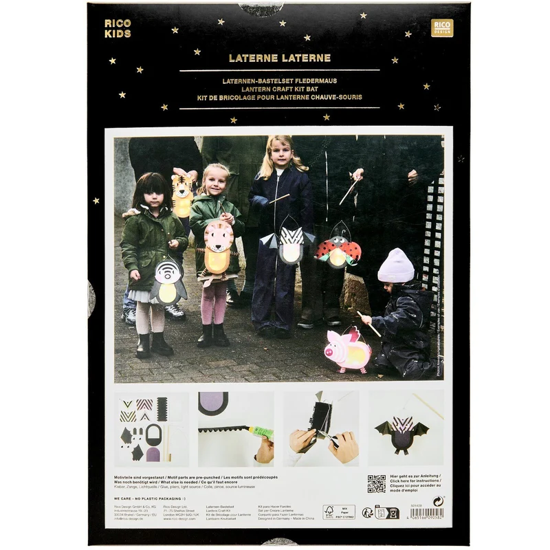 Bastelset Laterne | Fledermaus