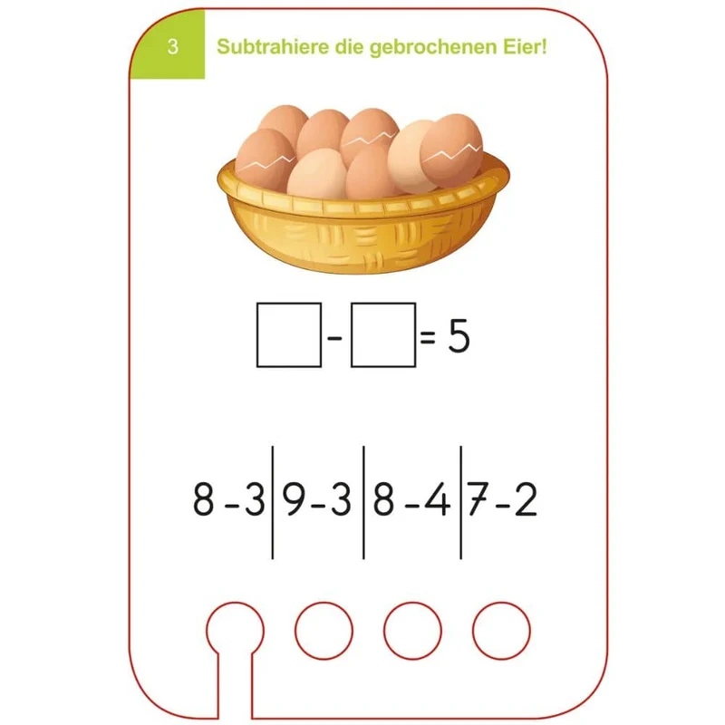 Lochkasten Kartenset – Zählübungen 6 Jahre+