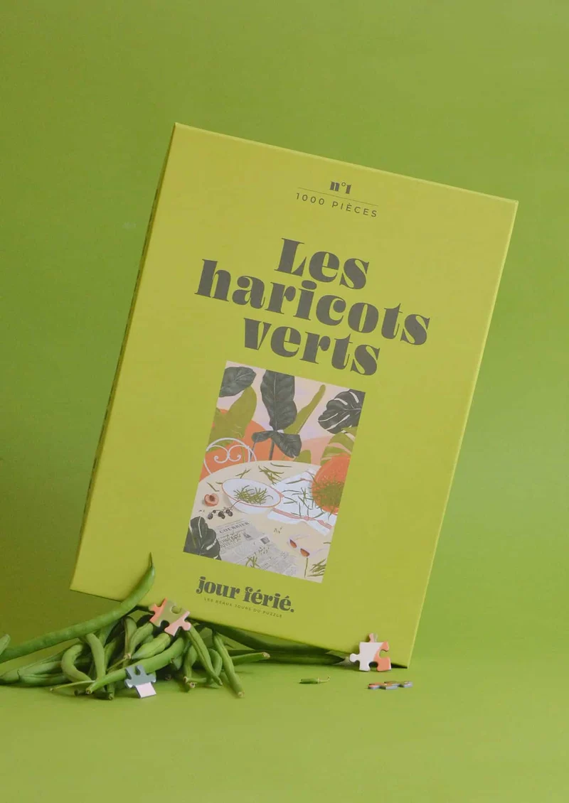 Les haricots verts - Puzzle 1000 pièces