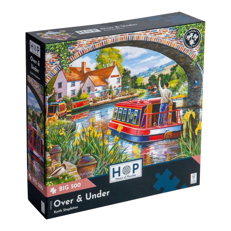 Over & Under - BIG 500 Piece Jigsaw Puzzle