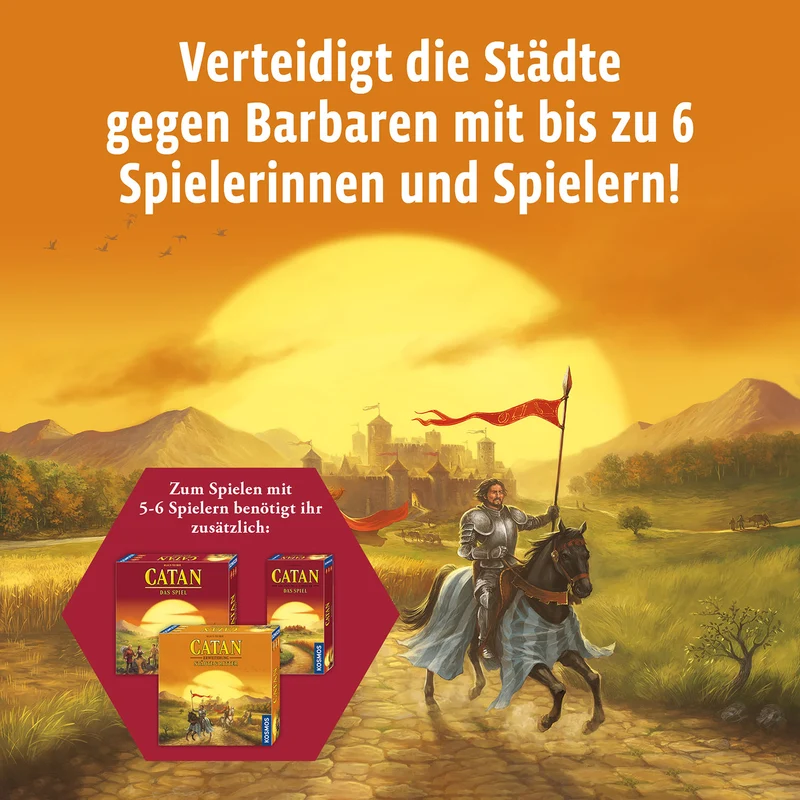 CATAN - Ergänzung 5-6 Spieler - Städte & Ritter