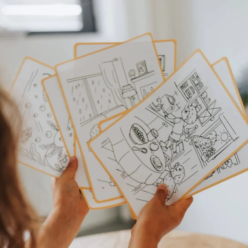 Nachfüllkarten – Kidydraw Pad – Haustiere (30 Stück, ab 6 Jahren)