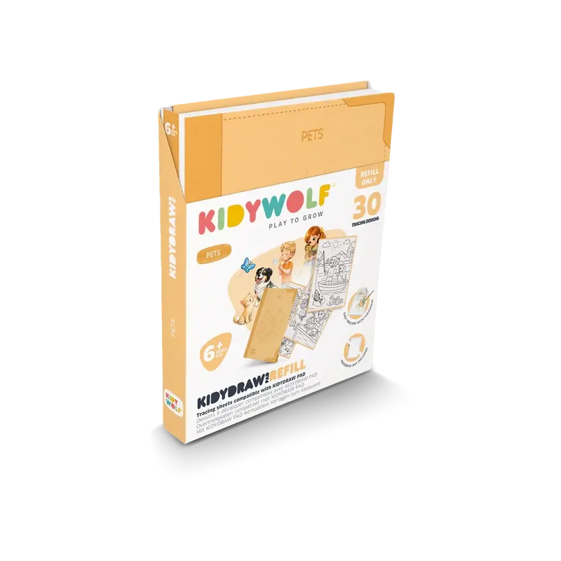 Nachfüllkarten – Kidydraw Pad – Haustiere (30 Stück, ab 6 Jahren)