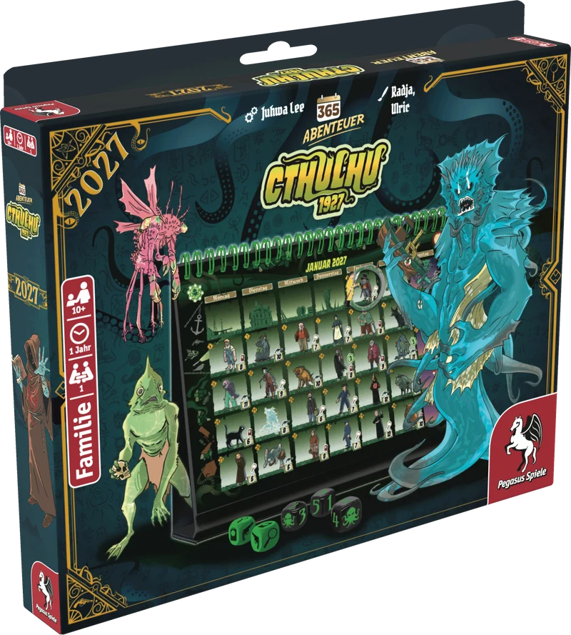 365 Abenteuer – Cthulhu 1927 [Kalender Edition 2027], deutsch