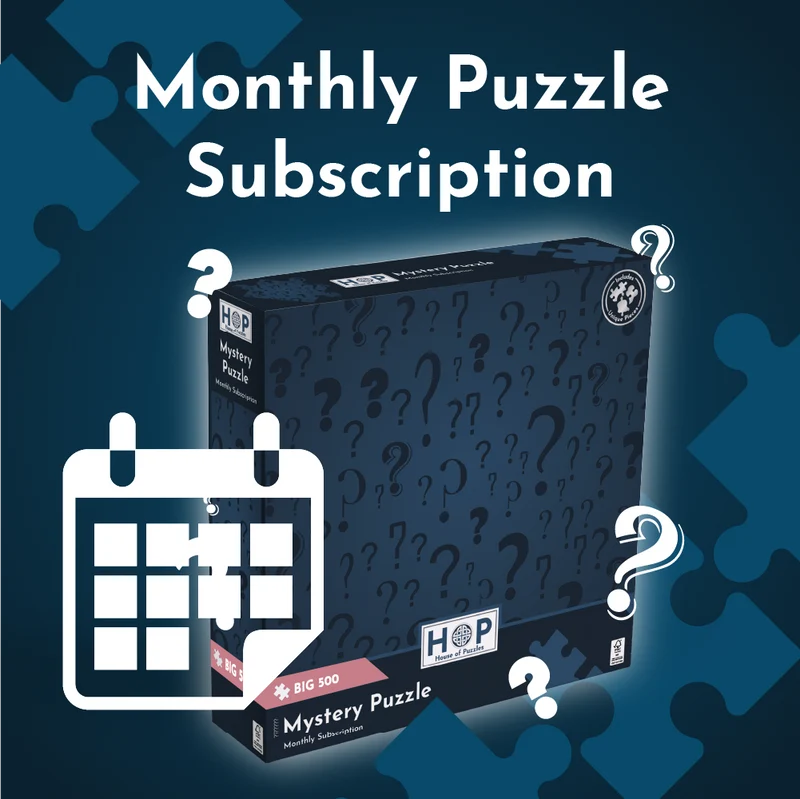 Monthly Big 500-Piece Jigsaw Puzzle Subscription