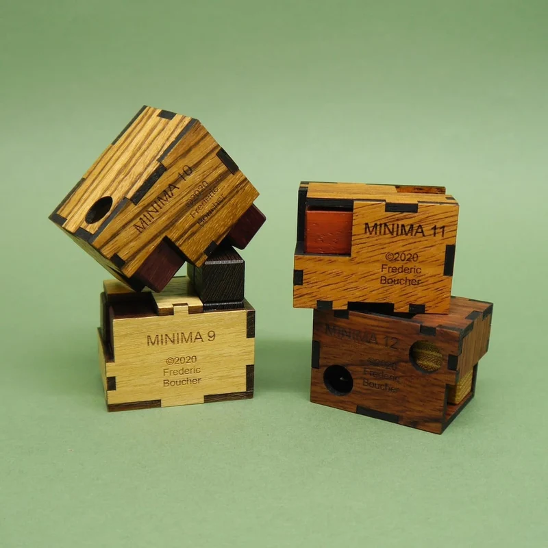 MINIMA SET 9-12 - tolles Packing-Puzzle-Set