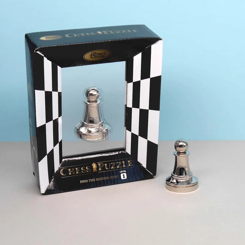 CHESS PUZZLE PAWN - Knobelspiel aus Metall