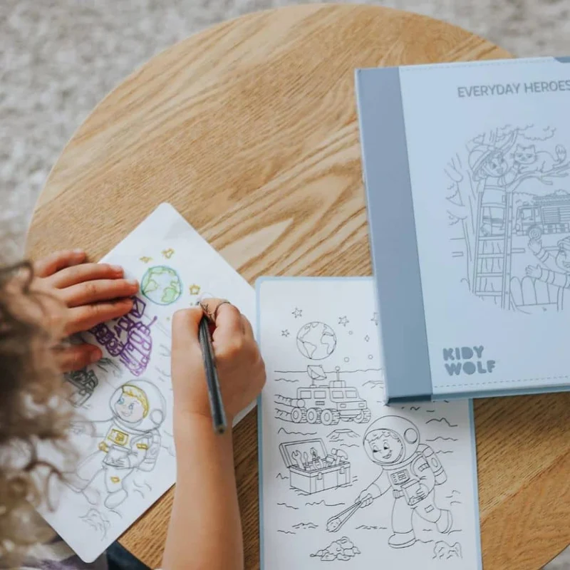 Nachfüllkarten – Kidydraw Pad – Alltagshelden (30 Stück, ab 6 Jahren)