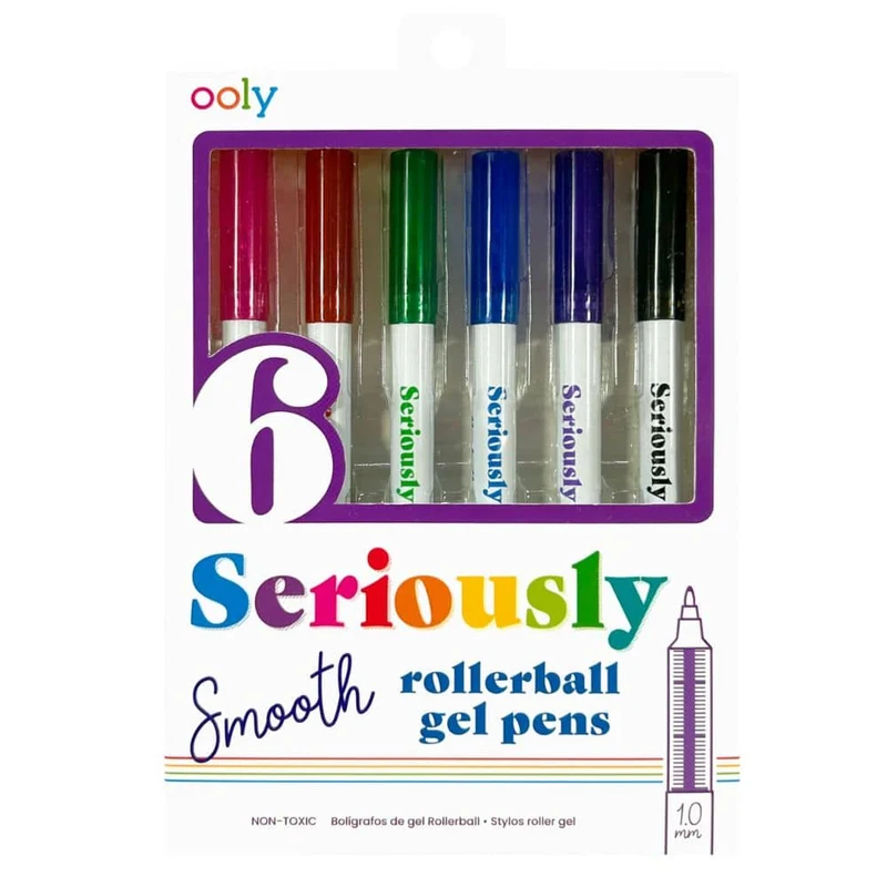 Ultraweiche und geschmeidige Kugelschreiber Seriously Smooth, 6 Stück