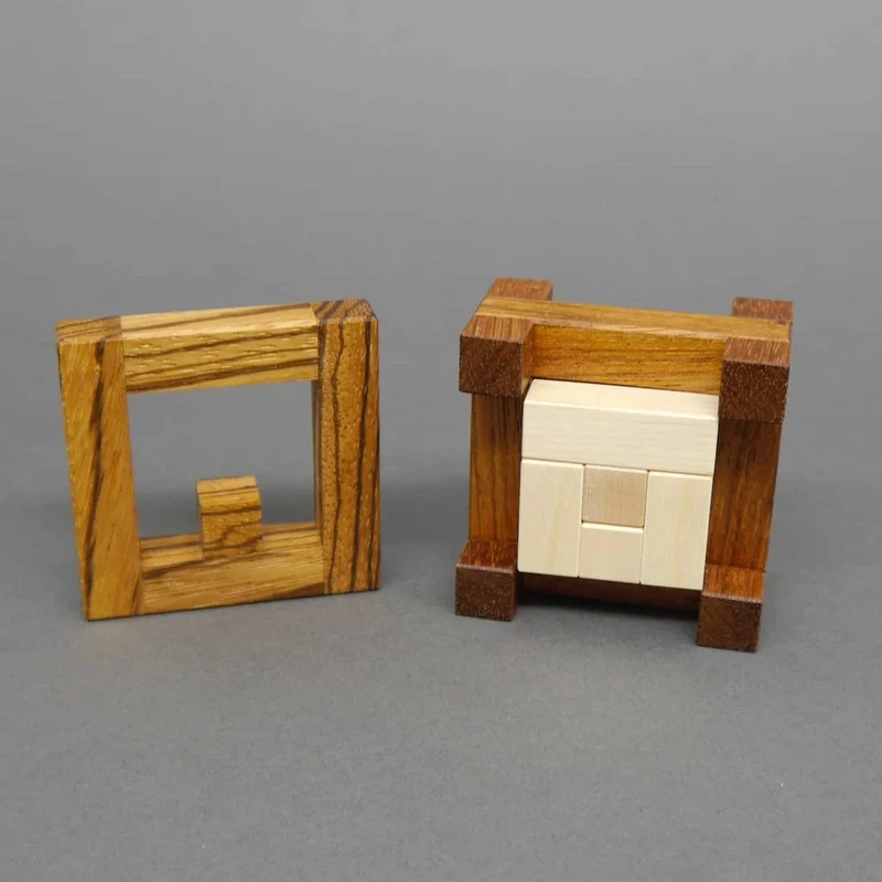 RATTLE TWIST DUO - schwieriges Holzpuzzle