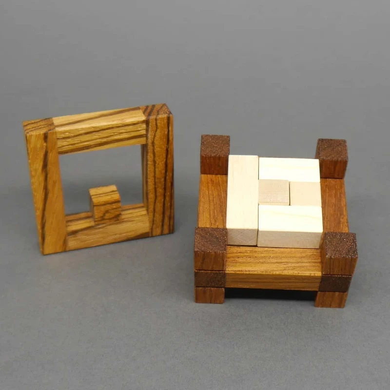 RATTLE TWIST DUO - schwieriges Holzpuzzle