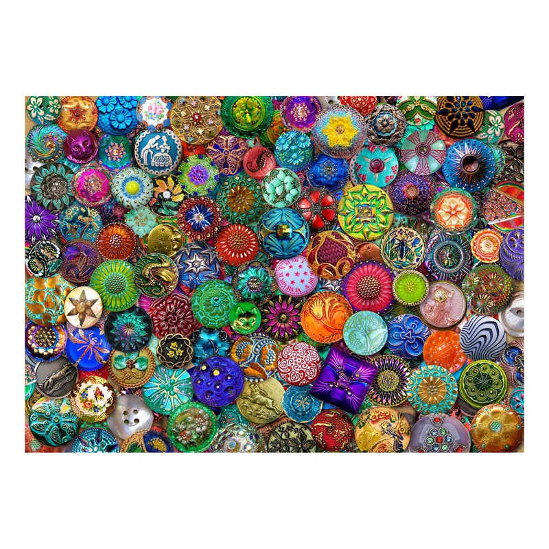 Glass Buttons 1000 Piece Jigsaw Puzzle