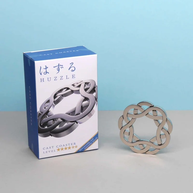 HUZZLE CAST COASTER - tolles Metallpuzzle