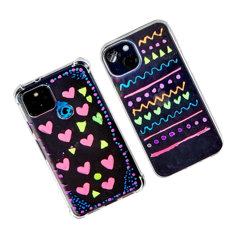 Glitzernde 3D-Gelstifte zum Verzieren von Glas und Kunststoff – Jelly Gloss, 6 Stück