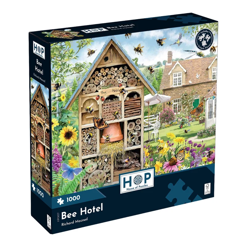 Bee Hotel 1000 Piece Jigsaw Puzzle