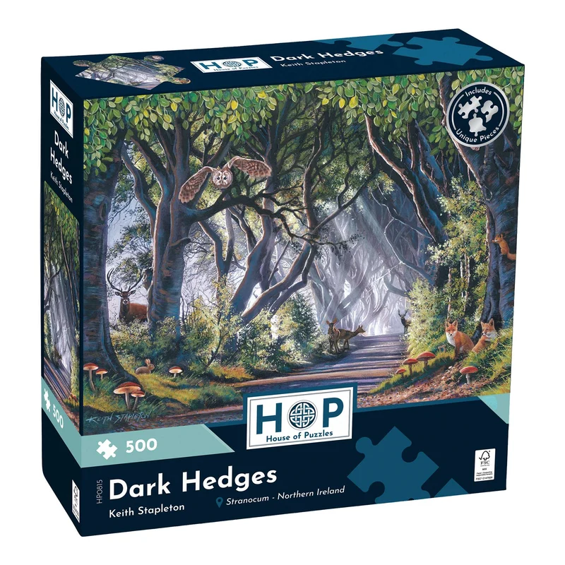 Dark Hedges 500 Piece Jigsaw Puzzle