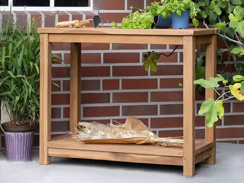 Garten Arbeitstisch