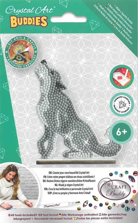 Crystal Buddies - Wolf