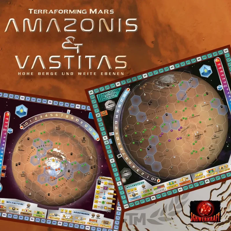 Amazonis & Vastitas - Hohe Berge und weite Ebenen - Terraforming Mars, deutsch (Erw.)