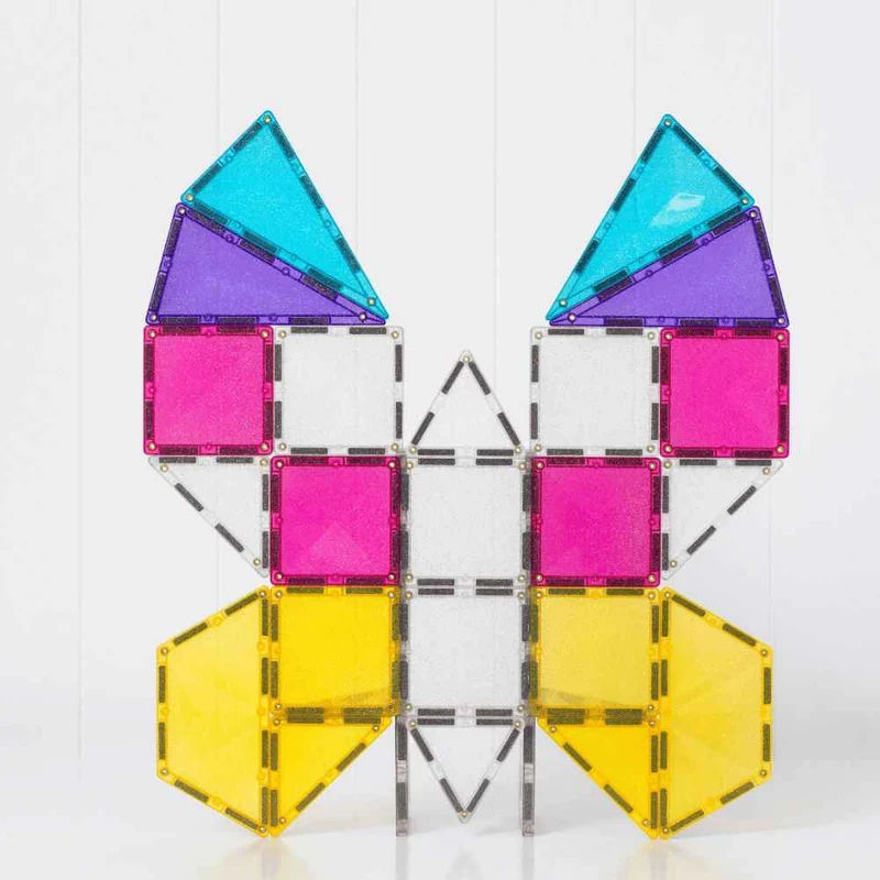 Magnetklötze – Glitter Unicorn Pack 56 Teile