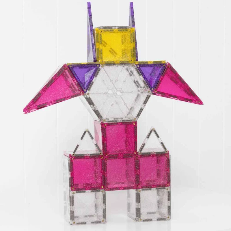 Magnetklötze – Glitter Unicorn Pack 56 Teile