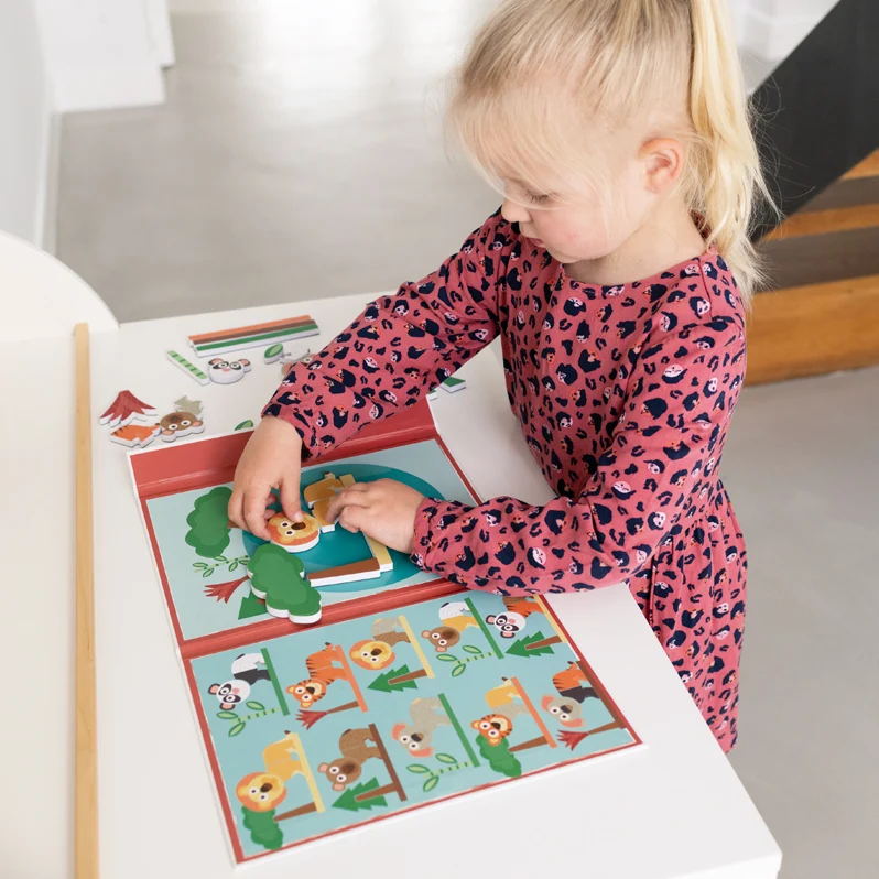 Magnetisches Puzzle Formen und Farben Edulogic – Tiere