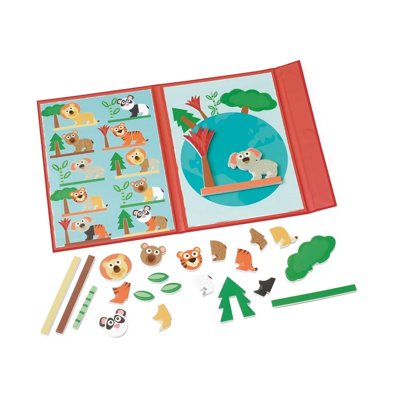 Magnetisches Puzzle Formen und Farben Edulogic – Tiere