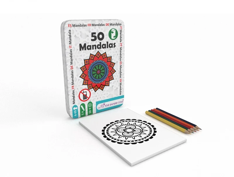 Reise-Rätsel – 50 Mandalas