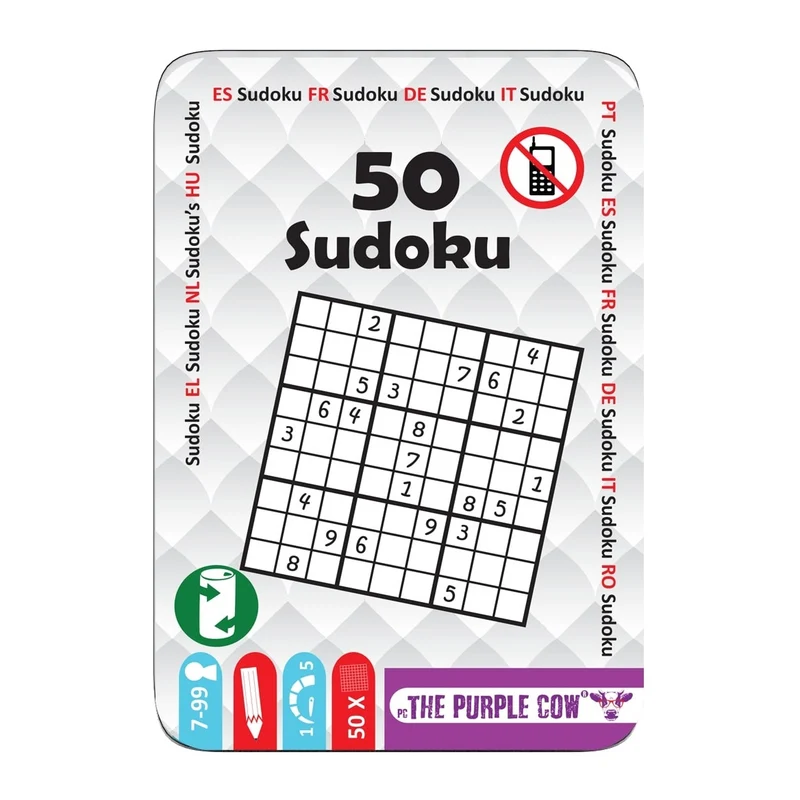 Reise-Rätsel – 50 Sudoku