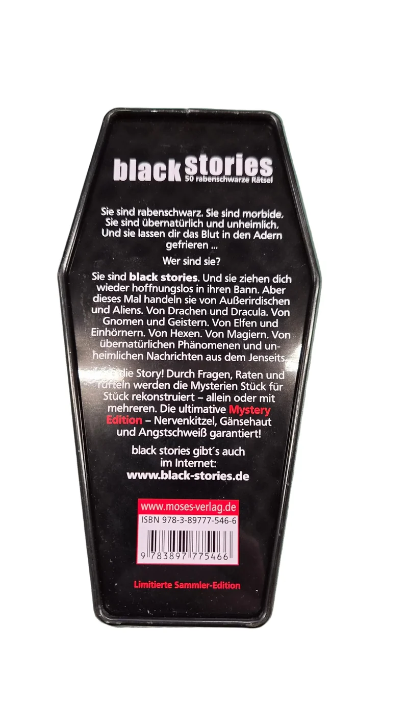 Black Stories Mystery Edition Limited - 50 rabenschwarze Rätsel