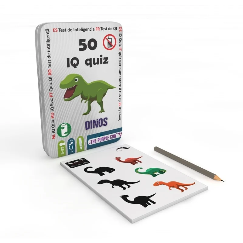 Reise-Rätsel – 50 IQ Dinosaurier
