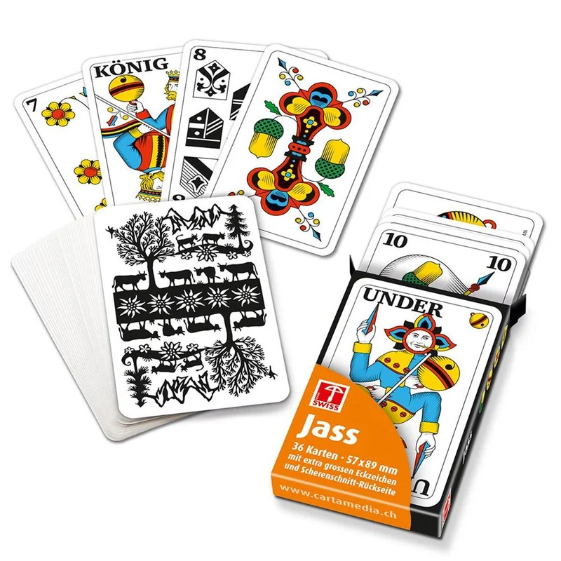 Carta Medi a Jasskarten Scherenschnittmotive