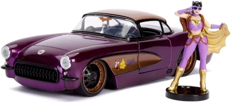 Jada - DC Comics Bombshells Batgirl & 1957 Chevy Corvette 1:24