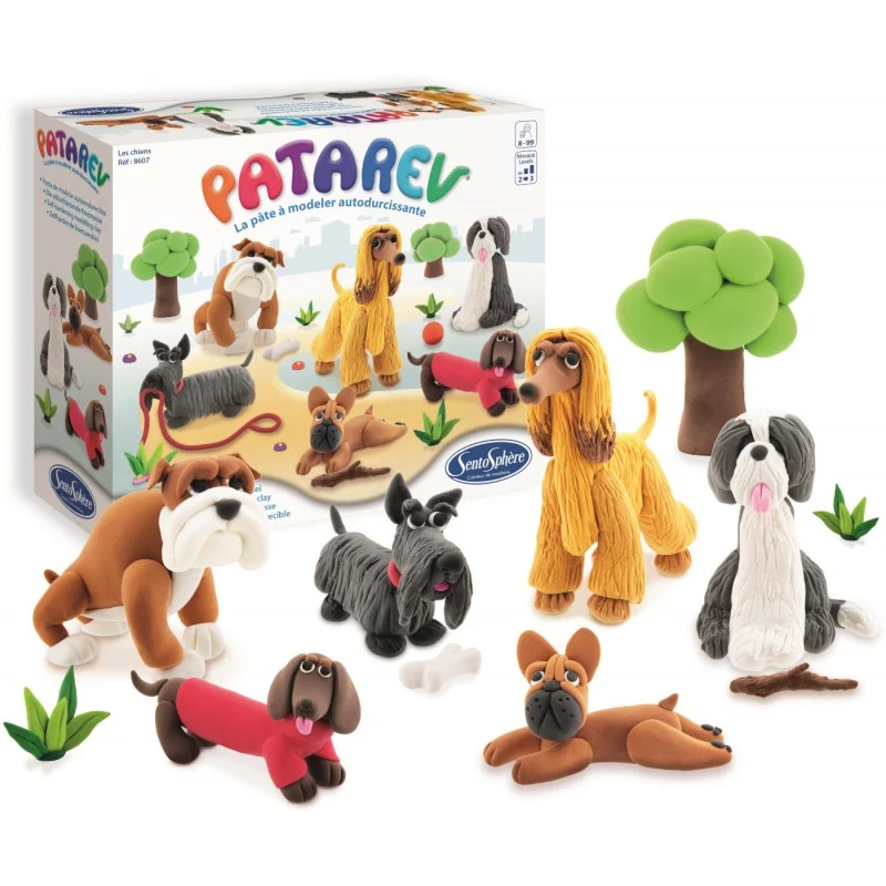 Patarev-Modelliermasse-Set – Hunde