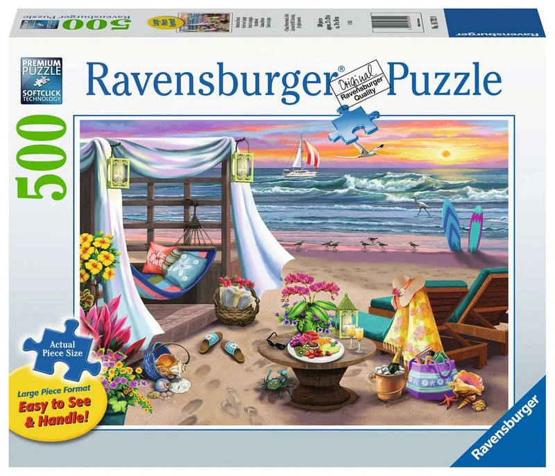 PFG Ravensburger Cabana Retreat (500 Large) (Usage/Used - PUZZLES FOR GOOD)