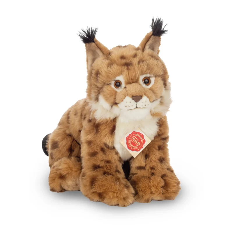 Teddy-Hermann Luchs 26cm – realistisches Kuscheltier