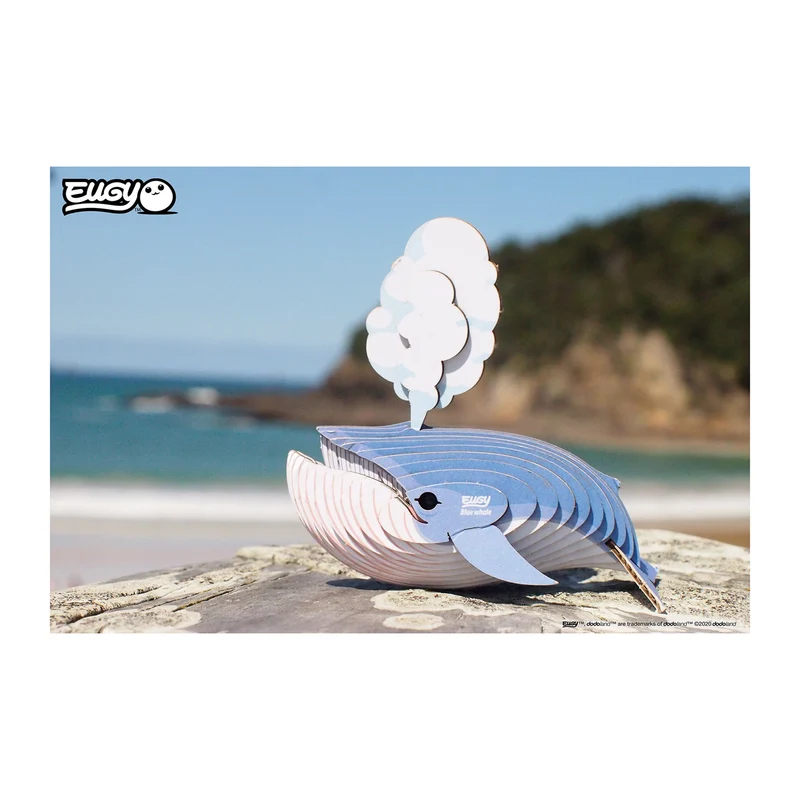 Eugy - 3D Bastelset Blauwal