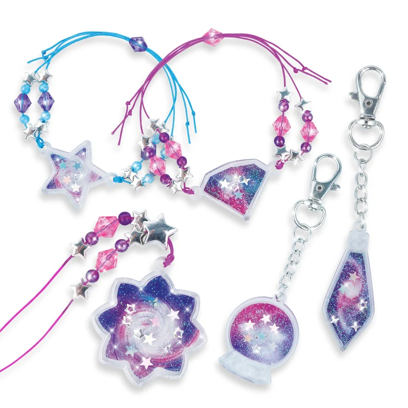 Schmuckbastelset für Kinder – Talisman-Anhänger, 8 Stück – Eclipsia 8+