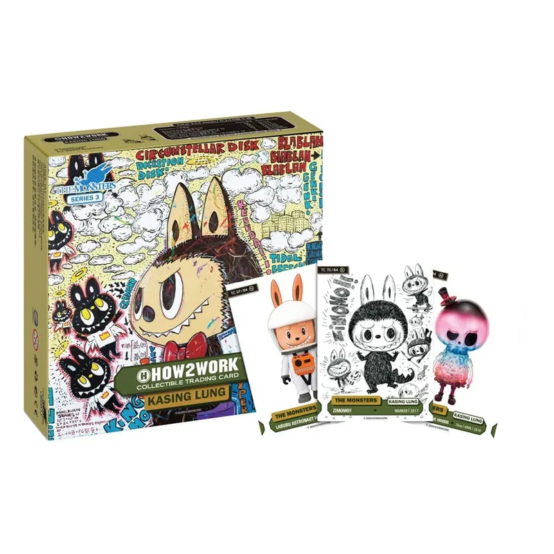 How2Work Labubu - Collectible Trading Cards The Monsters Series 3 - English