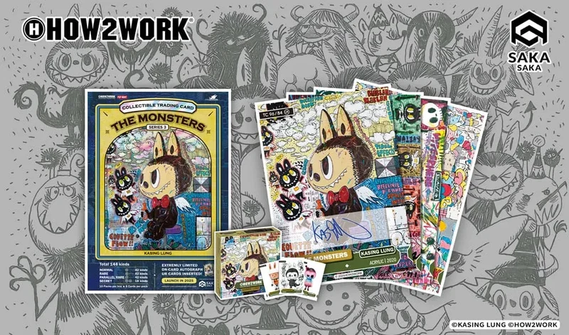 How2Work Labubu - Collectible Trading Cards The Monsters Series 3 - English