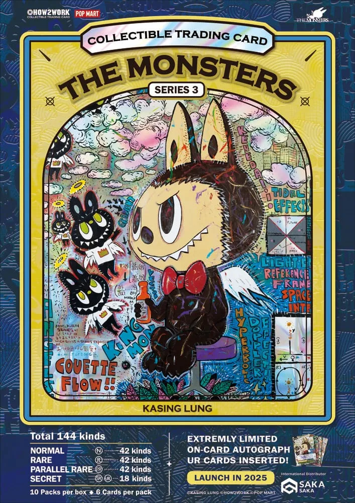 How2Work Labubu - Collectible Trading Cards The Monsters Series 3 - English