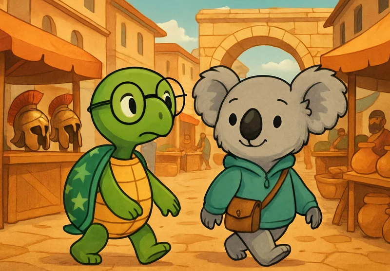 112521 Kinder - Taz die Schildkröte, Kiki der Koala Puzzle