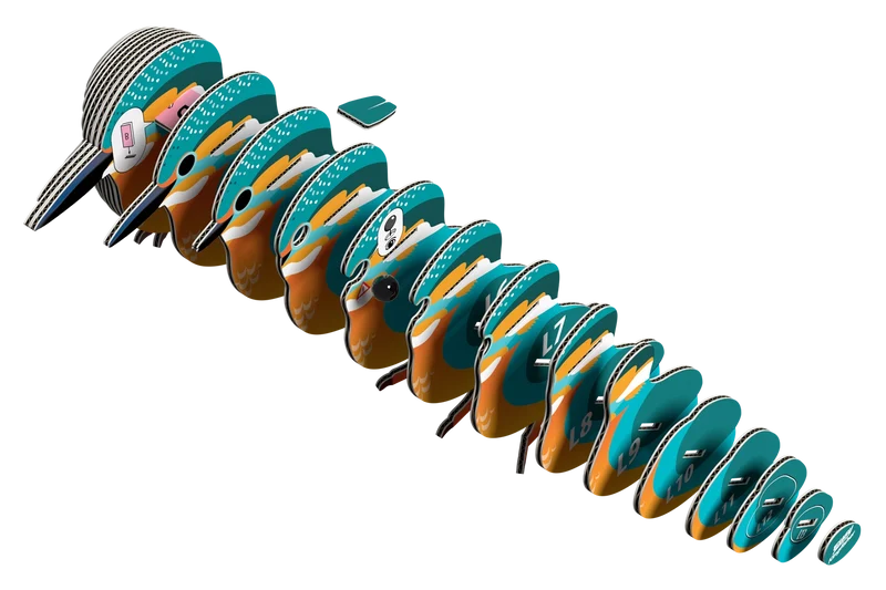 Eugy - 3D Bastelset Eisvogel