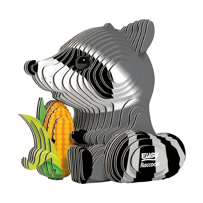 Eugy - 3D Bastelset Waschbär