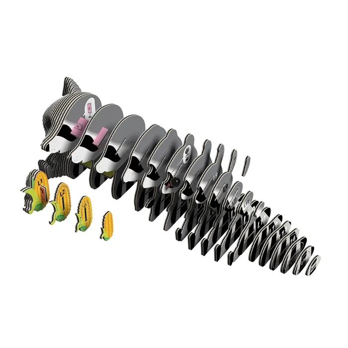 Eugy - 3D Bastelset Waschbär