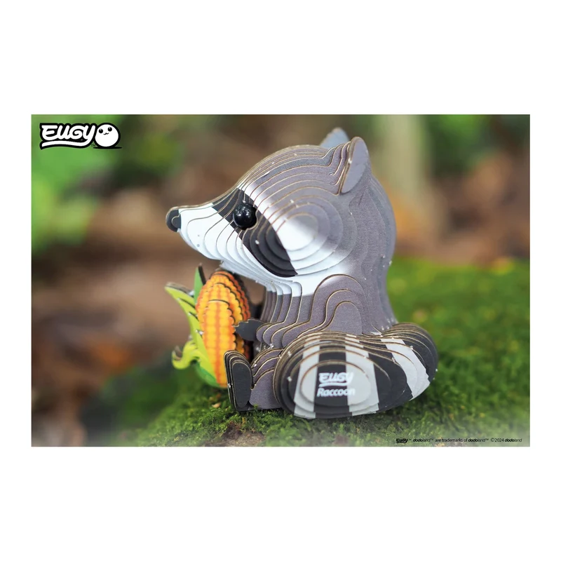 Eugy - 3D Bastelset Waschbär