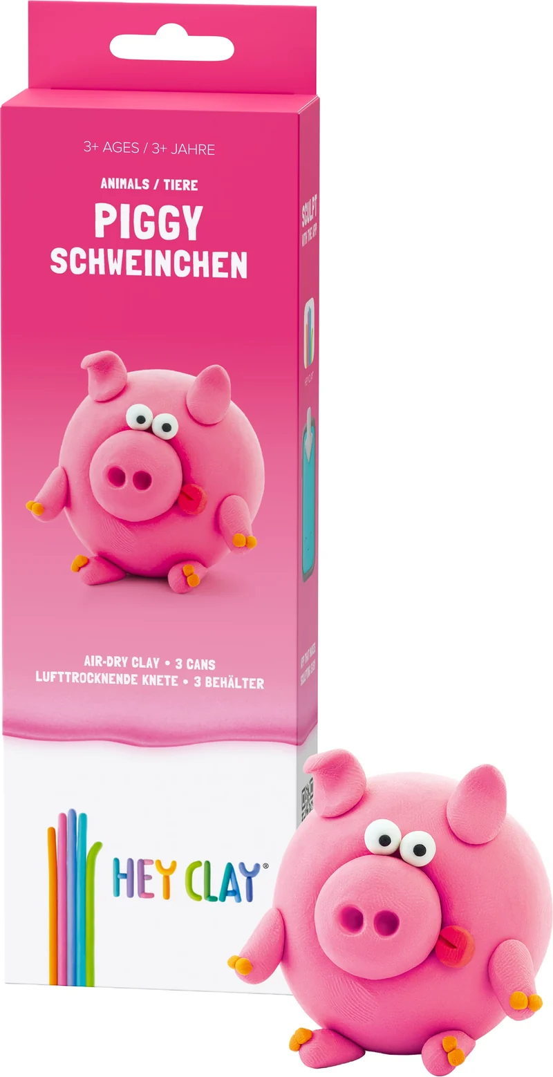 Hey Clay Tiere in 6 verschiedenen Ausführungen