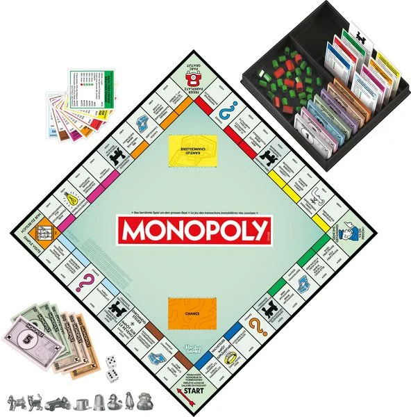 Hasbro - Monopoly Classic Refresh Schweiz - d/f/i